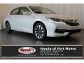 2017 White Orchid Pearl Honda Accord Hybrid Sedan  photo #1