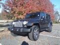 2017 Granite Crystal Metallic Jeep Wrangler Unlimited Sahara 4x4  photo #2