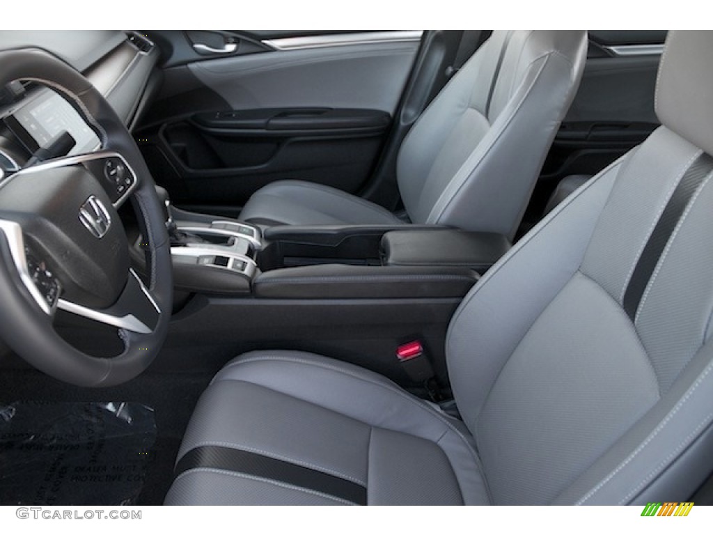 Gray Interior 2017 Honda Civic Touring Sedan Photo #117218365