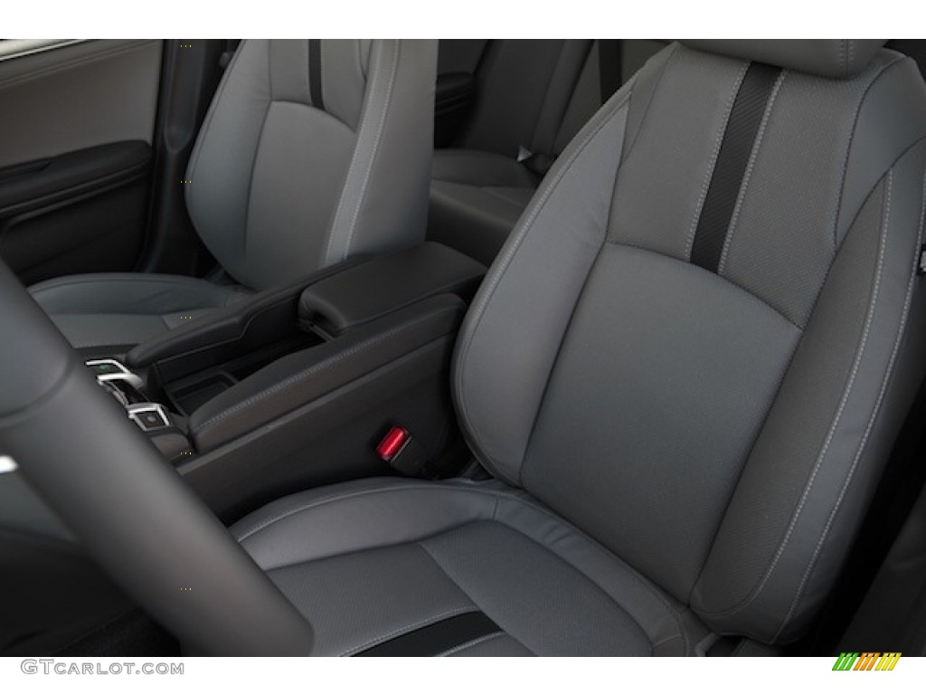 2017 Civic EX-L Sedan - Modern Steel Metallic / Gray photo #11