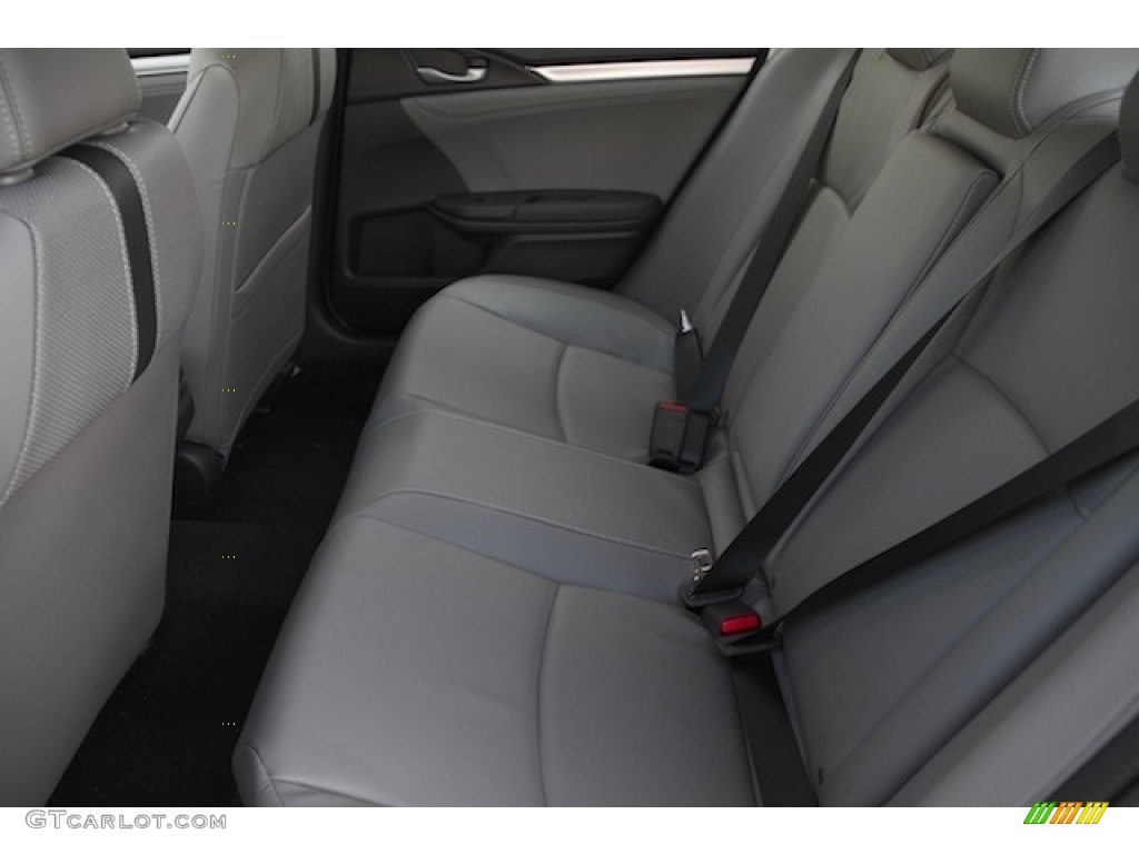 2017 Civic EX-L Sedan - Modern Steel Metallic / Gray photo #12