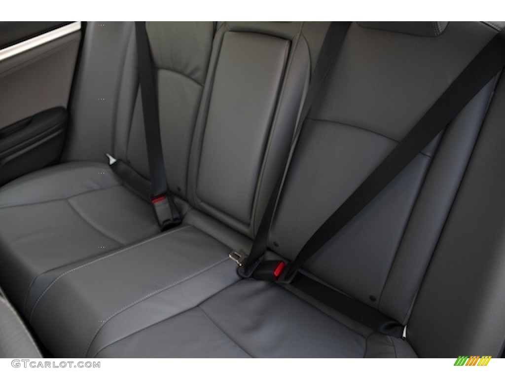 2017 Civic EX-L Sedan - Modern Steel Metallic / Gray photo #15