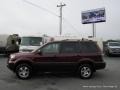 2007 Dark Cherry Pearl Honda Pilot EX-L 4WD  photo #2