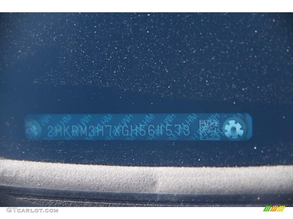 2016 CR-V EX-L - Modern Steel Metallic / Gray photo #20