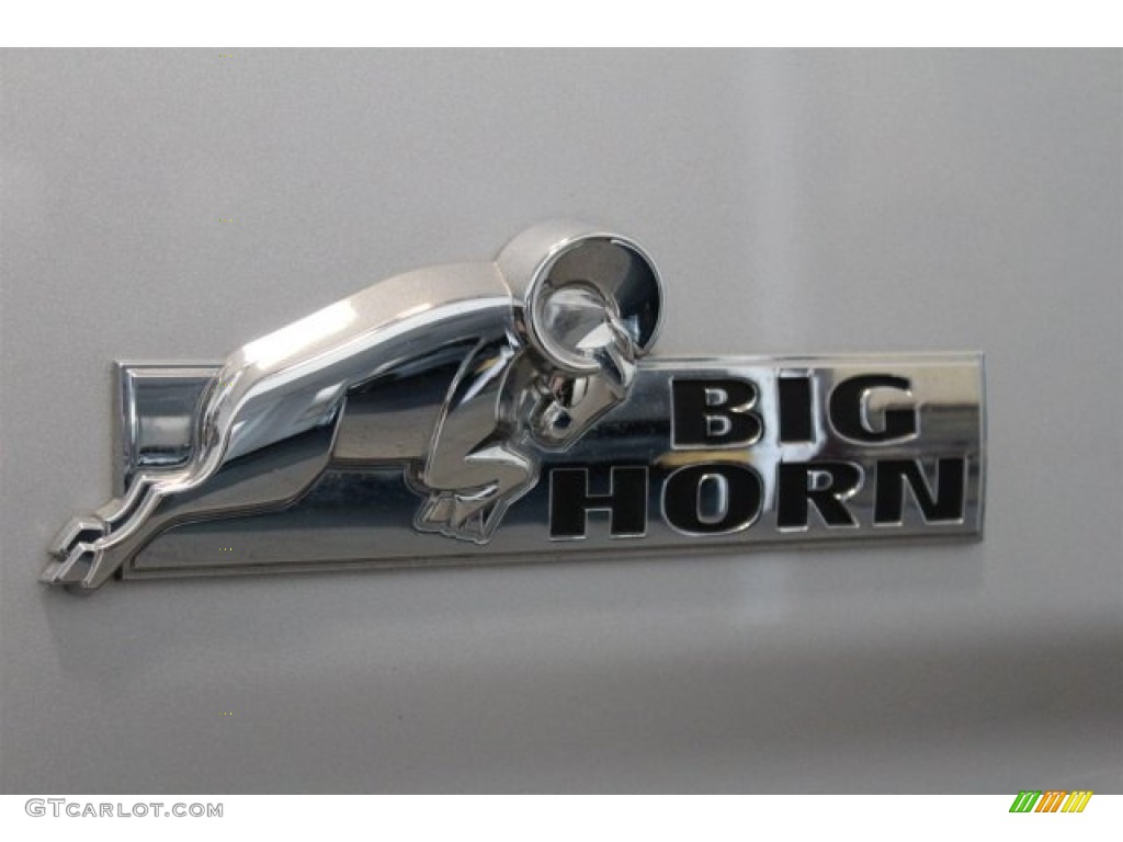 2014 1500 Big Horn Crew Cab - Bright Silver Metallic / Black/Diesel Gray photo #7
