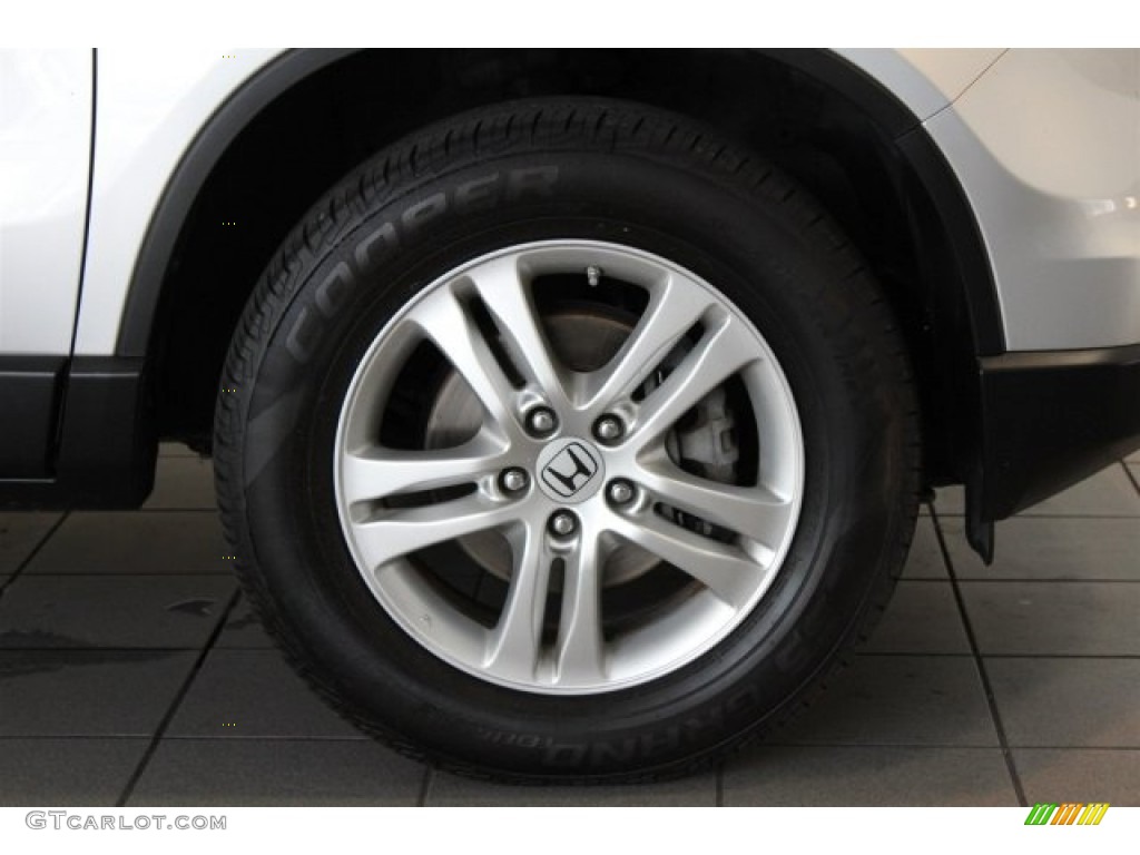 2011 CR-V EX-L - Alabaster Silver Metallic / Gray photo #2