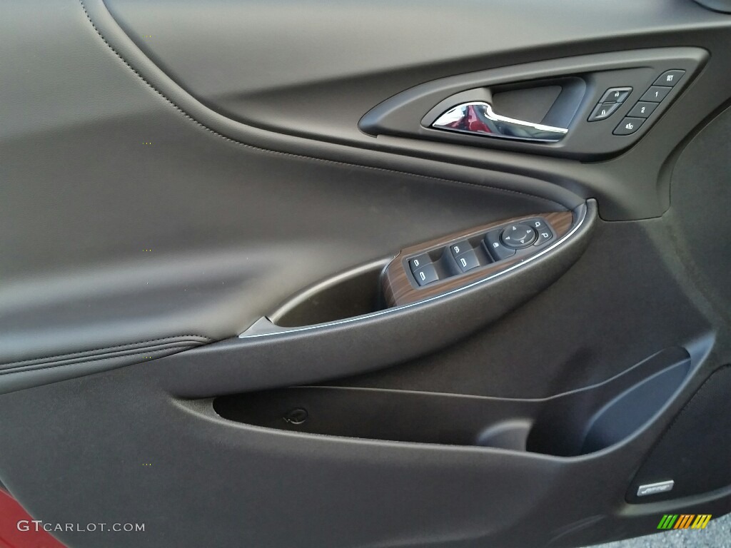2017 Chevrolet Malibu Premier Jet Black Door Panel Photo #117223242