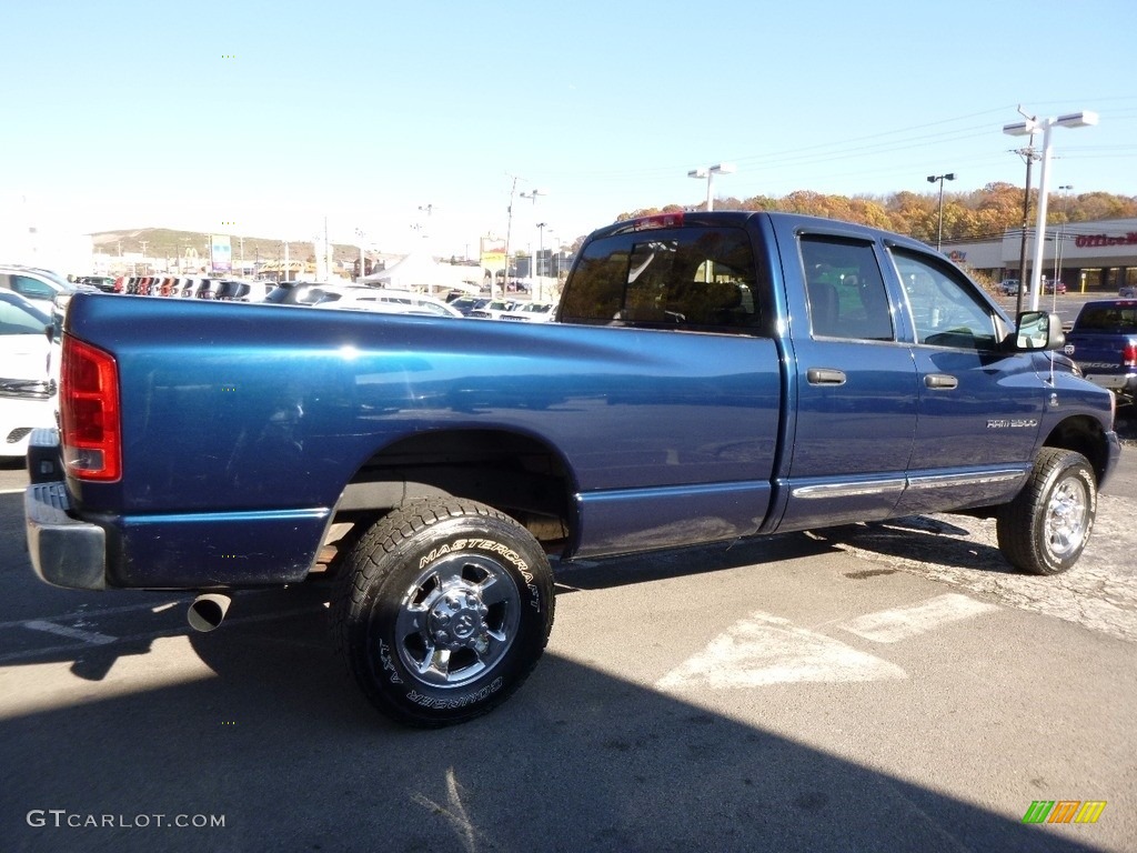 2006 Ram 2500 Laramie Quad Cab 4x4 - Atlantic Blue Pearl / Medium Slate Gray photo #6