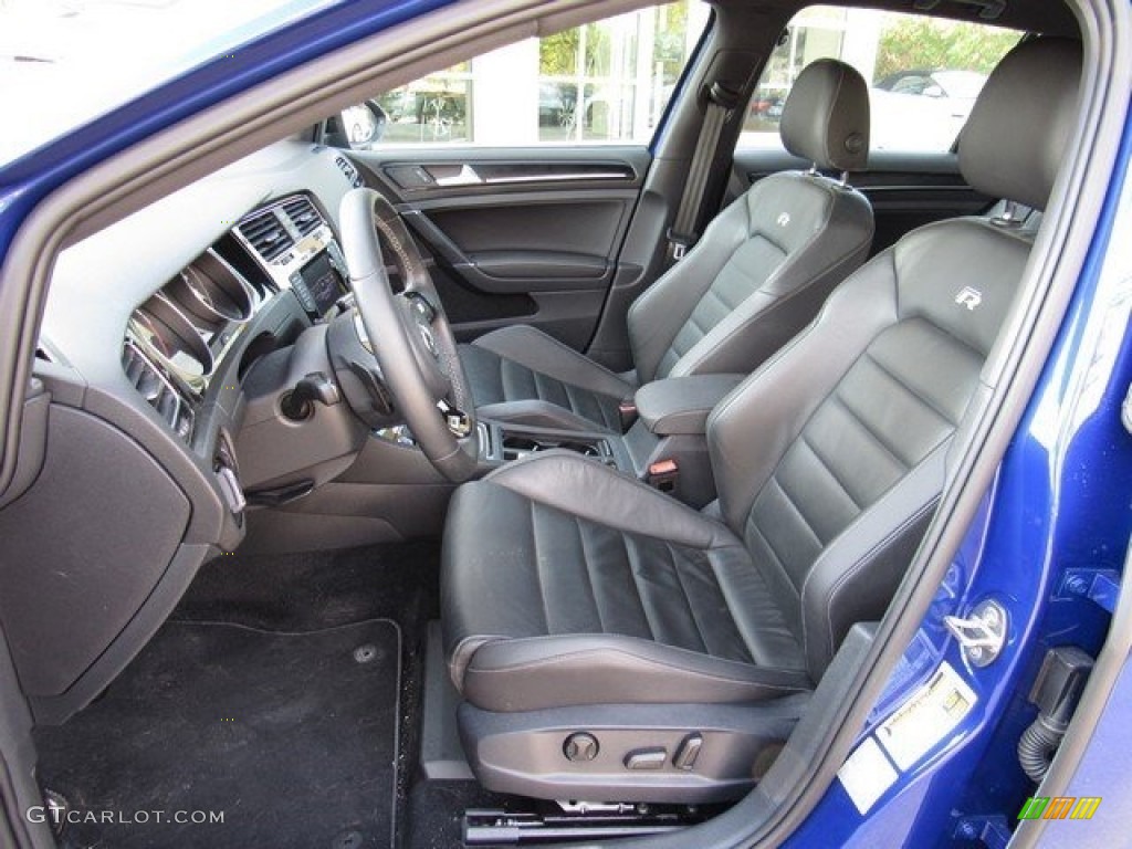 Black Interior 2015 Volkswagen Golf R 4Motion w/DCC. Nav. Photo #117226462