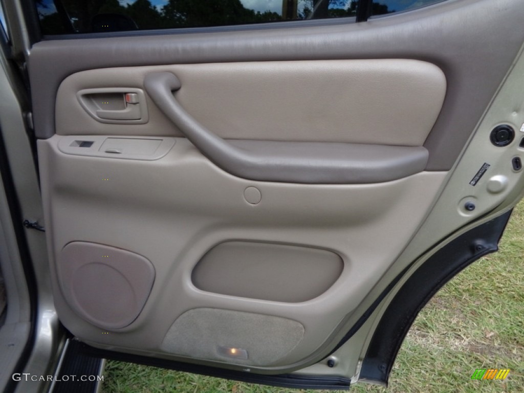 2005 Sequoia SR5 4WD - Desert Sand Mica / Taupe photo #63