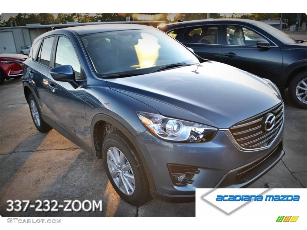 2016 CX-5 Touring - Blue Reflex Mica / Black photo #9
