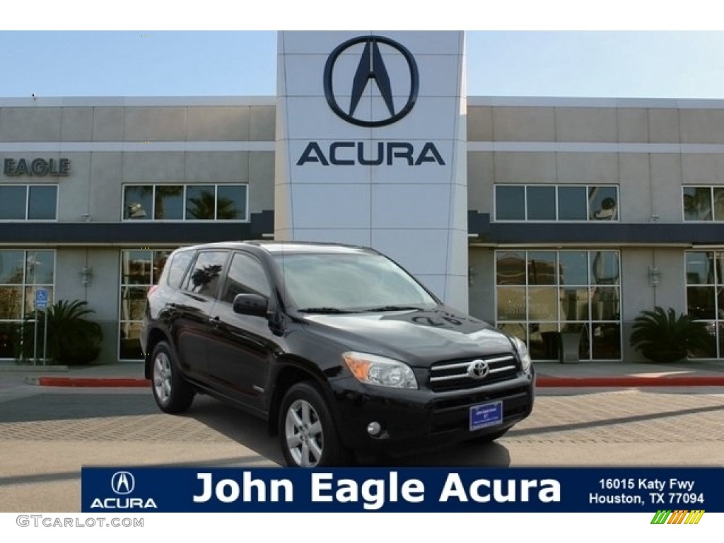 2007 RAV4 Limited - Black / Ash Gray photo #1
