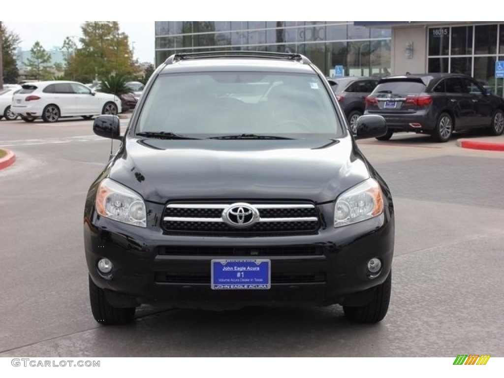 2007 RAV4 Limited - Black / Ash Gray photo #2