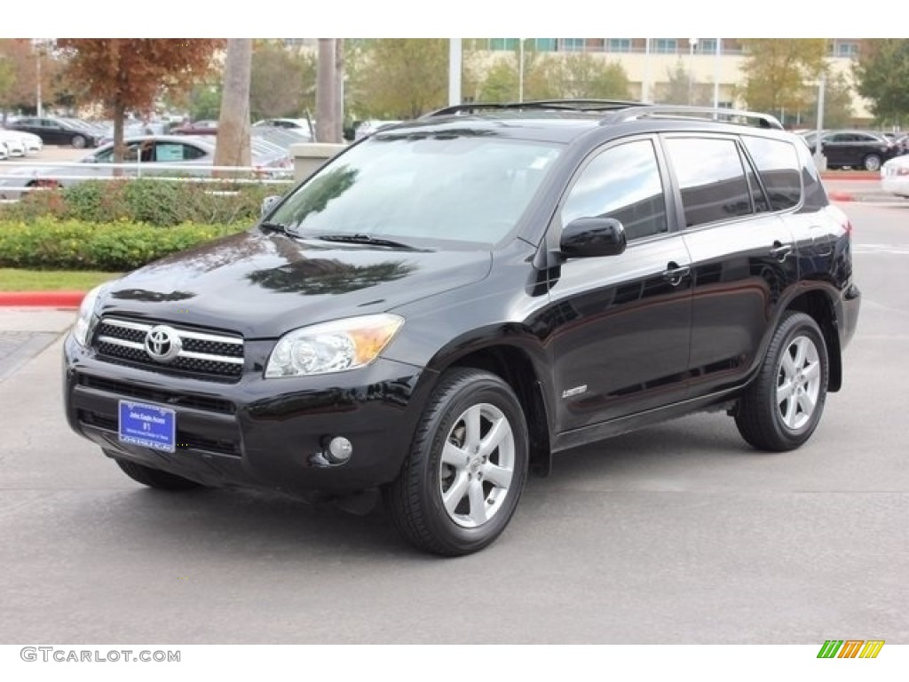 2007 RAV4 Limited - Black / Ash Gray photo #3