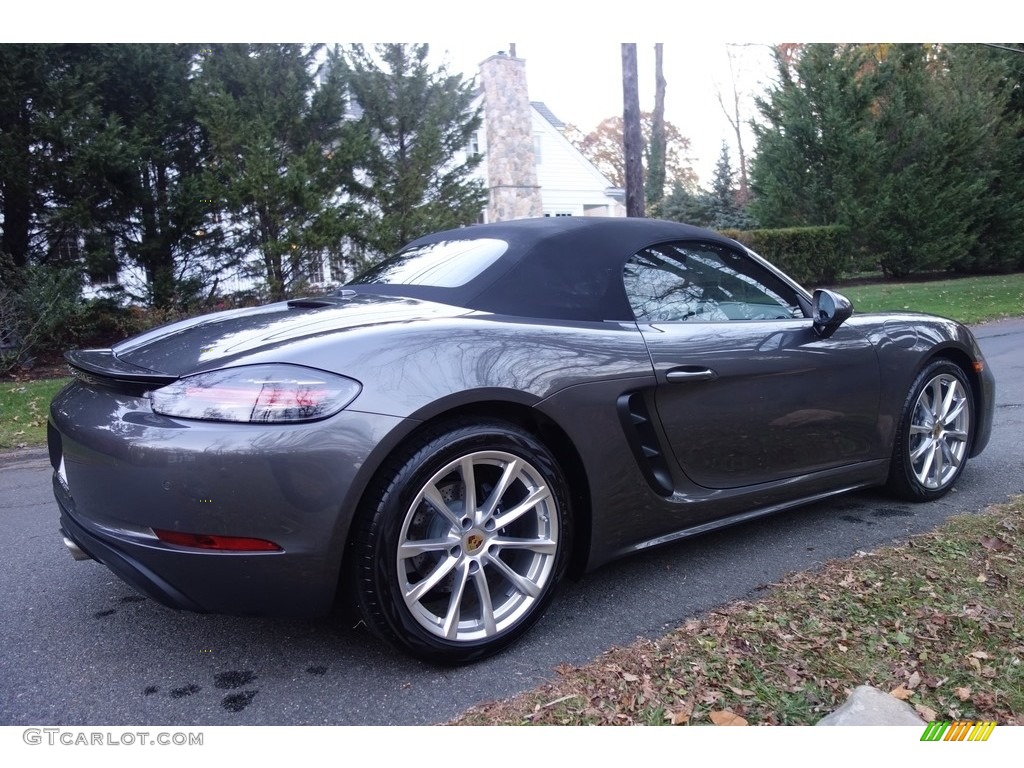 Agate Grey Metallic 2017 Porsche 718 Boxster Standard 718 Boxster Model Exterior Photo #117227653
