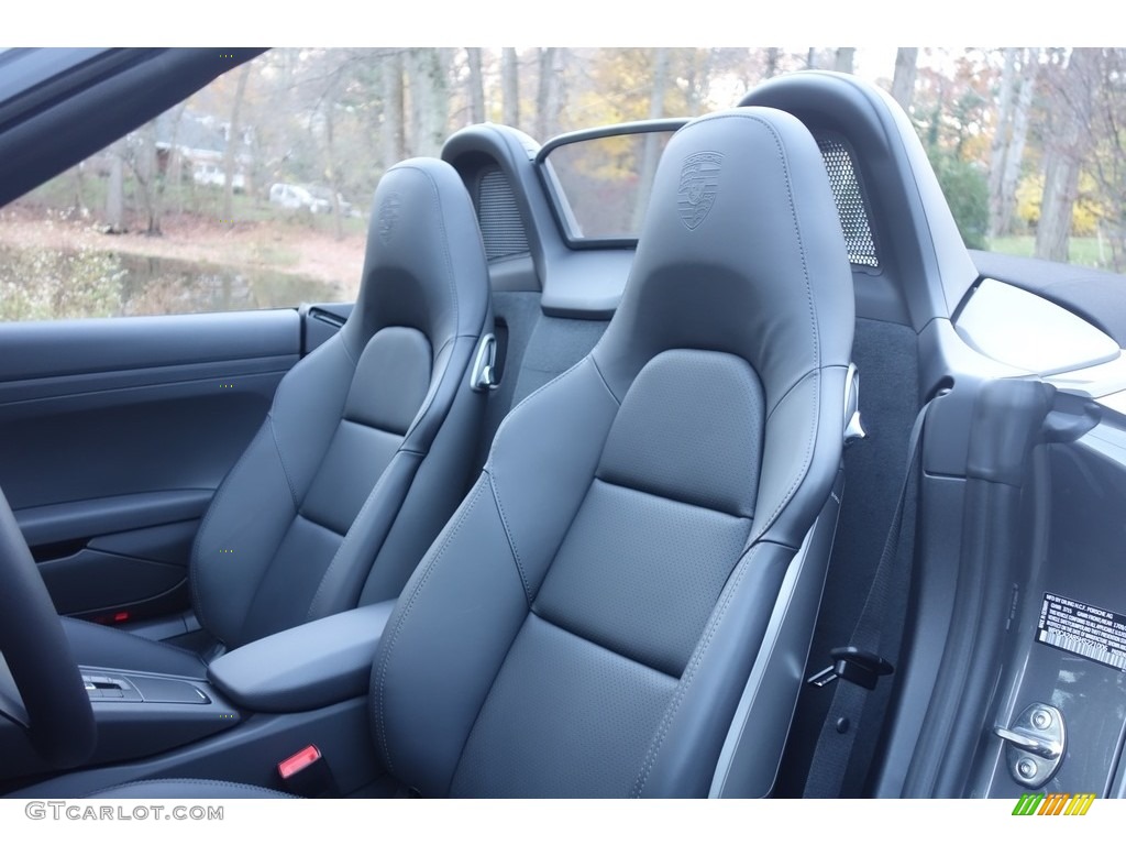 2017 Porsche 718 Boxster Standard 718 Boxster Model Front Seat Photo #117227695