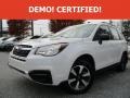 2017 Crystal White Pearl Subaru Forester 2.5i  photo #1