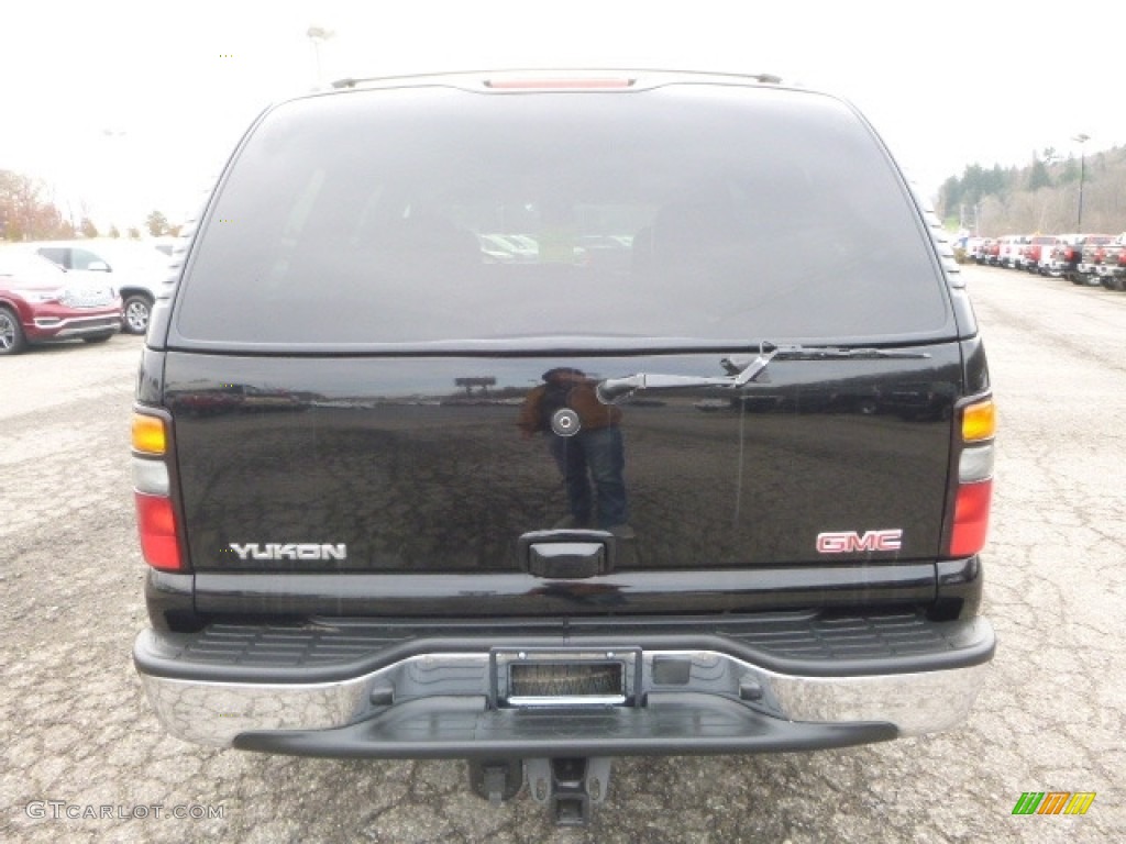 2005 Yukon SLT 4x4 - Onyx Black / Pewter/Dark Pewter photo #5