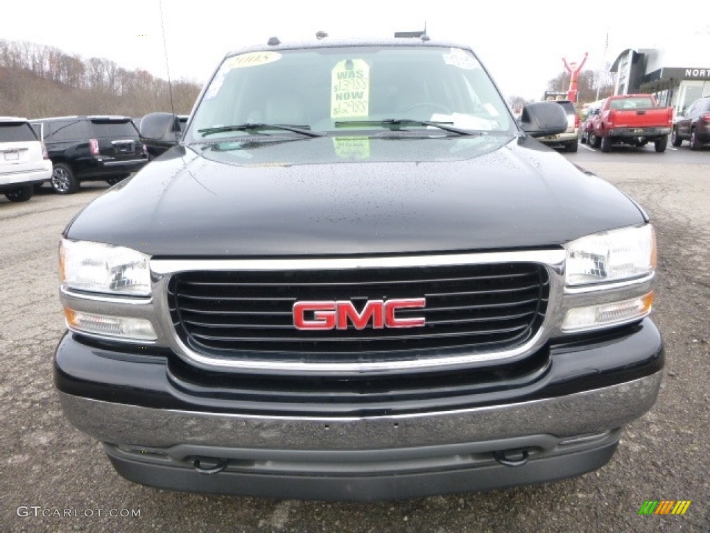 2005 Yukon SLT 4x4 - Onyx Black / Pewter/Dark Pewter photo #10