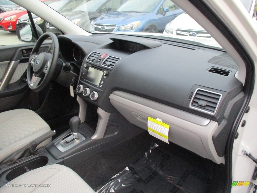 2017 Forester 2.5i - Crystal White Pearl / Gray photo #18