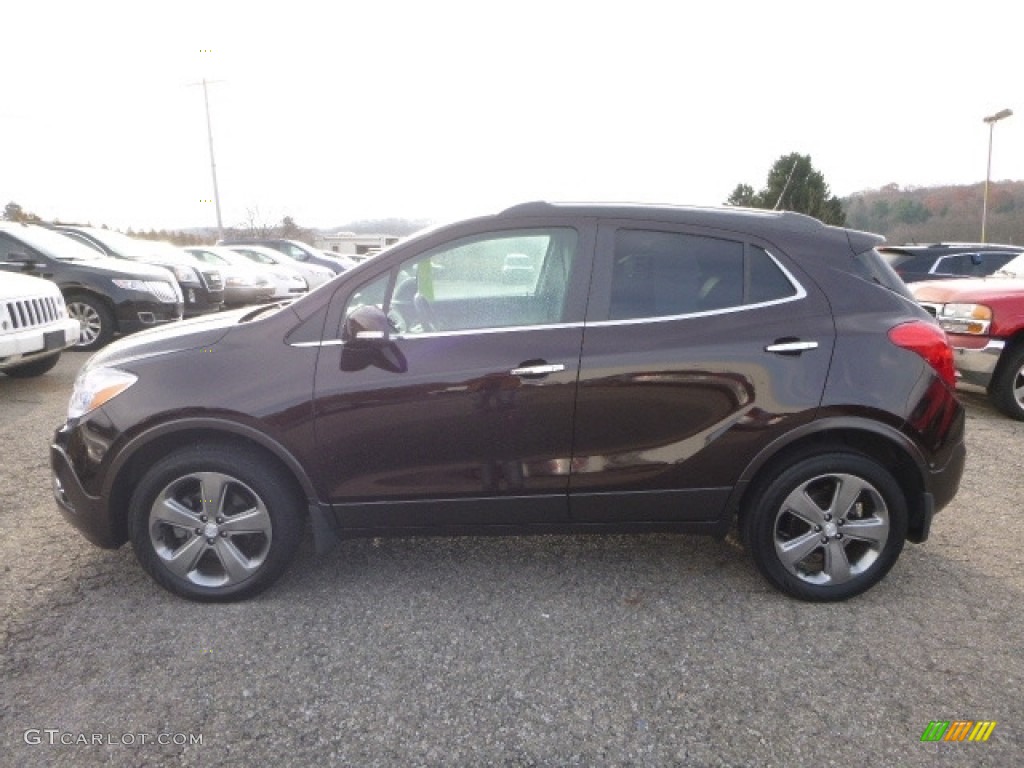 2014 Encore Convenience AWD - Deep Espresso Brown Metallic / Ebony photo #3