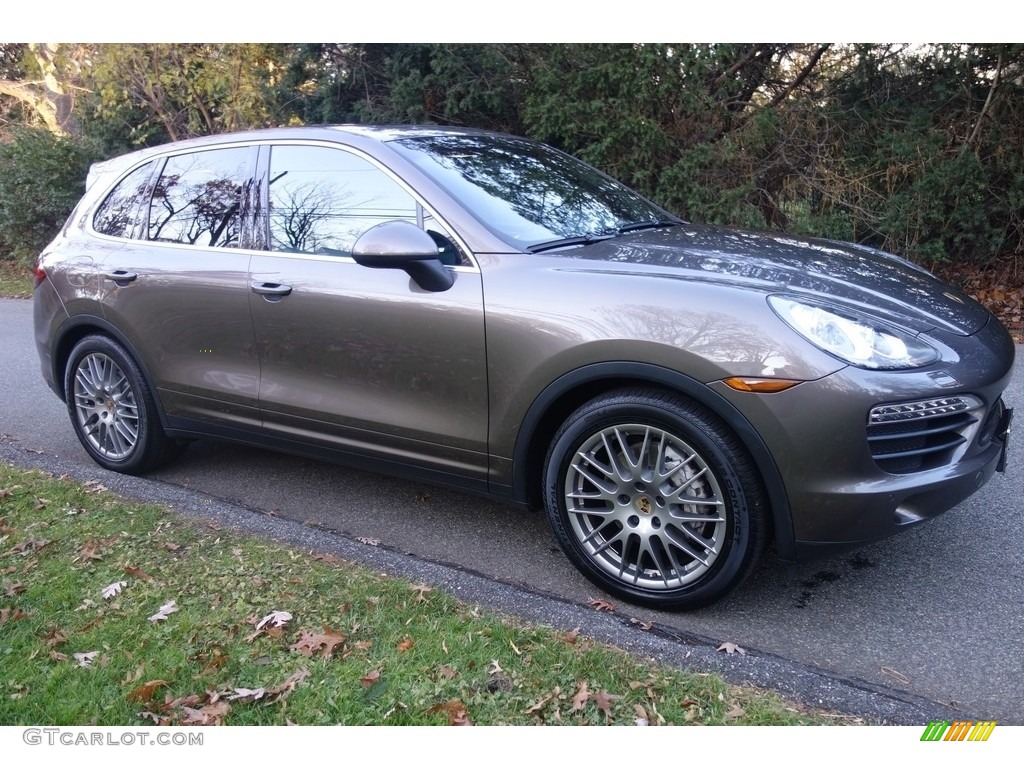 2014 Cayenne S - Umber Metallic / Black photo #8