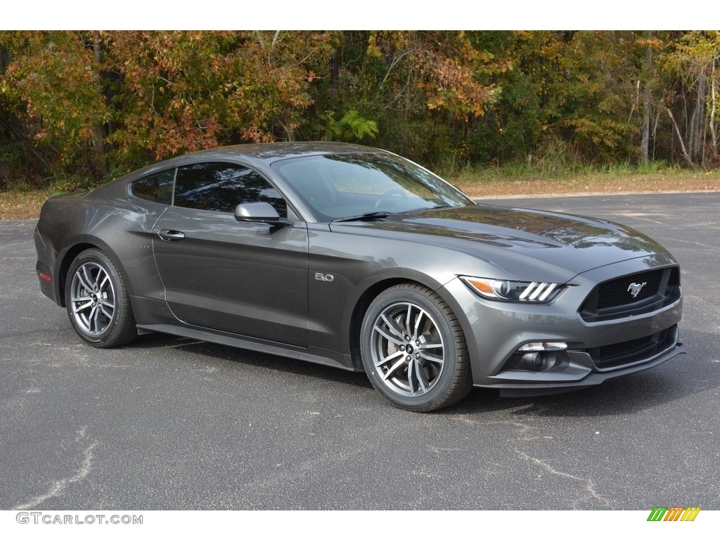 Magnetic Metallic 2016 Ford Mustang GT Coupe Exterior Photo #117232783