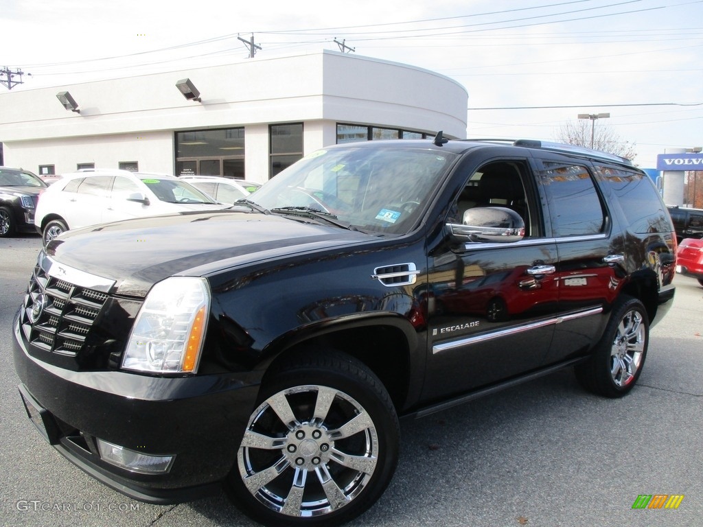 2008 Escalade AWD - Black Raven / Ebony photo #2