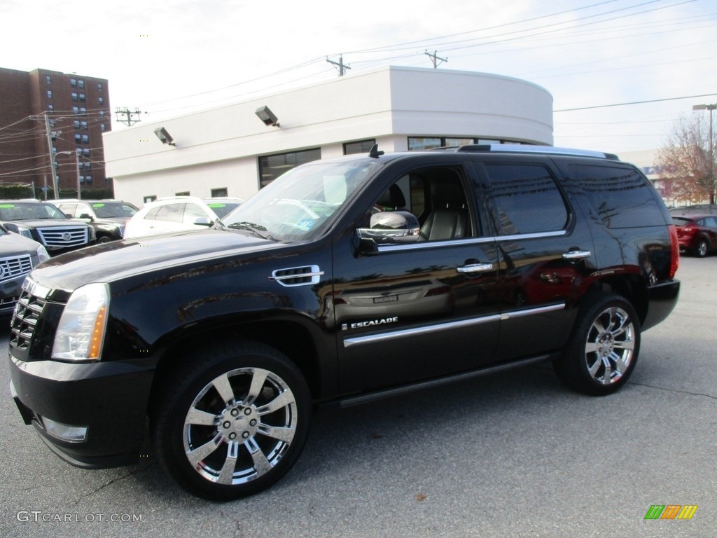 2008 Escalade AWD - Black Raven / Ebony photo #3