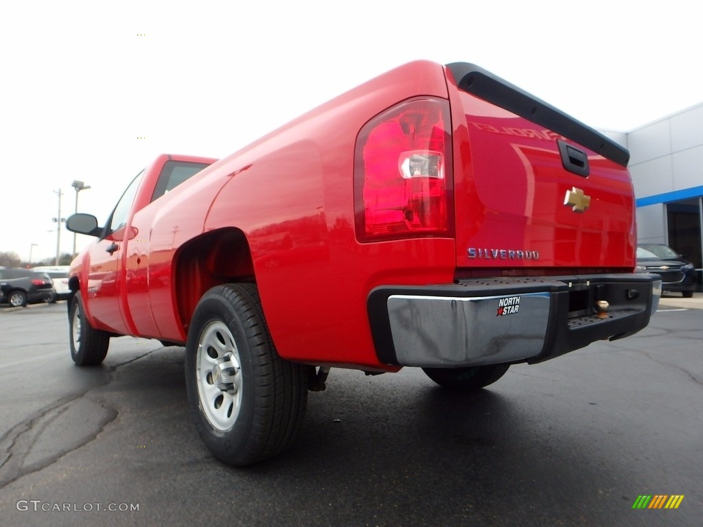 2013 Silverado 1500 Work Truck Regular Cab - Victory Red / Dark Titanium photo #7