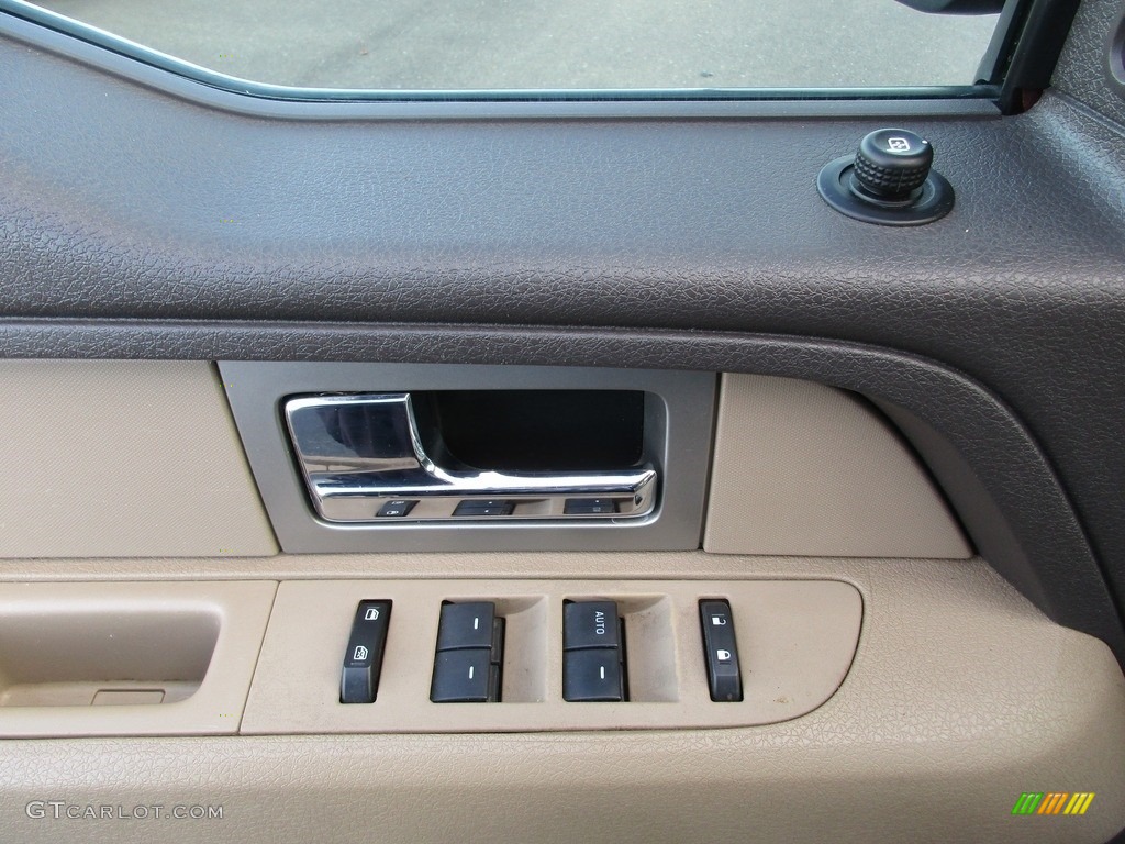 2010 F150 XLT SuperCrew - Royal Red Metallic / Tan photo #11