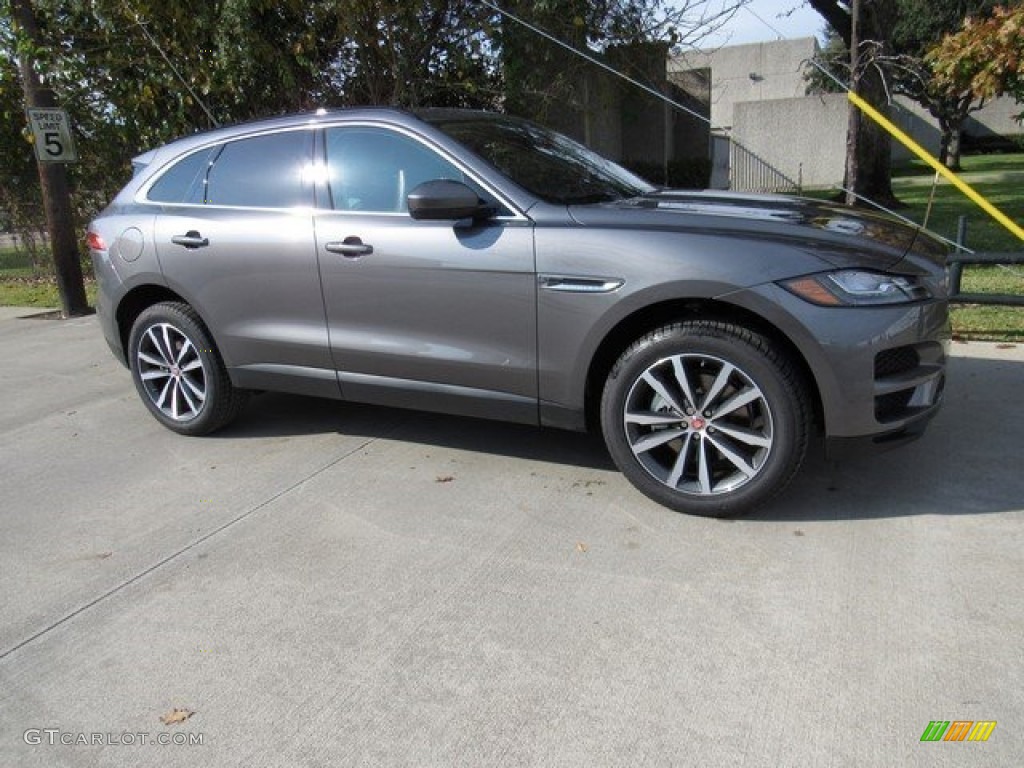 2017 F-PACE 35t AWD Prestige - Ammonite Grey / Jet photo #1