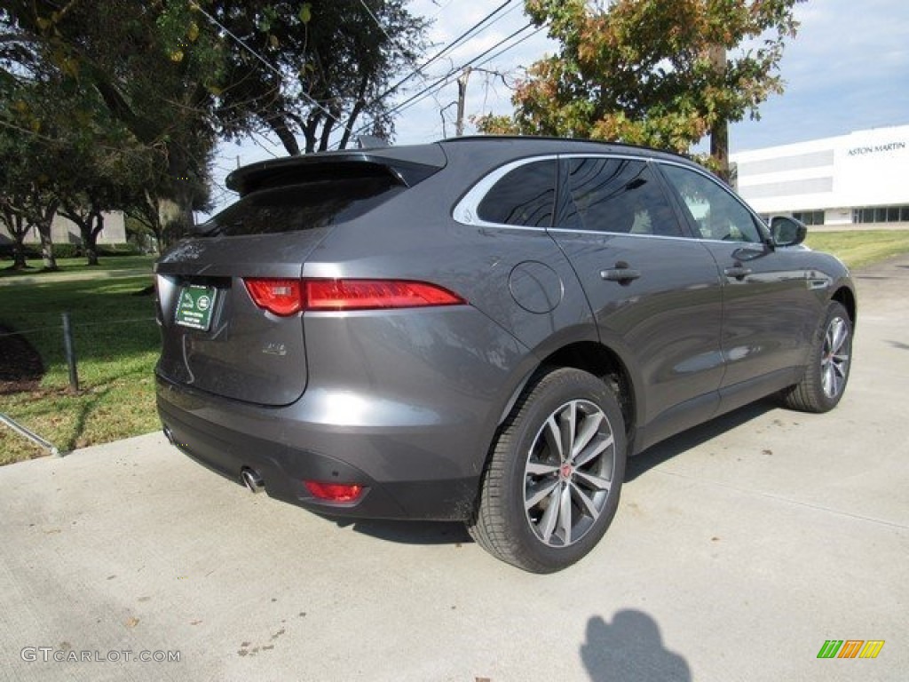 2017 F-PACE 35t AWD Prestige - Ammonite Grey / Jet photo #7