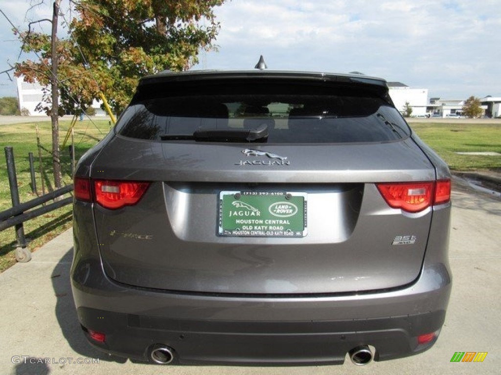 2017 F-PACE 35t AWD Prestige - Ammonite Grey / Jet photo #8