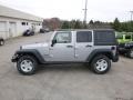 2017 Billet Silver Metallic Jeep Wrangler Unlimited Sport 4x4  photo #3