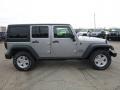 2017 Billet Silver Metallic Jeep Wrangler Unlimited Sport 4x4  photo #8