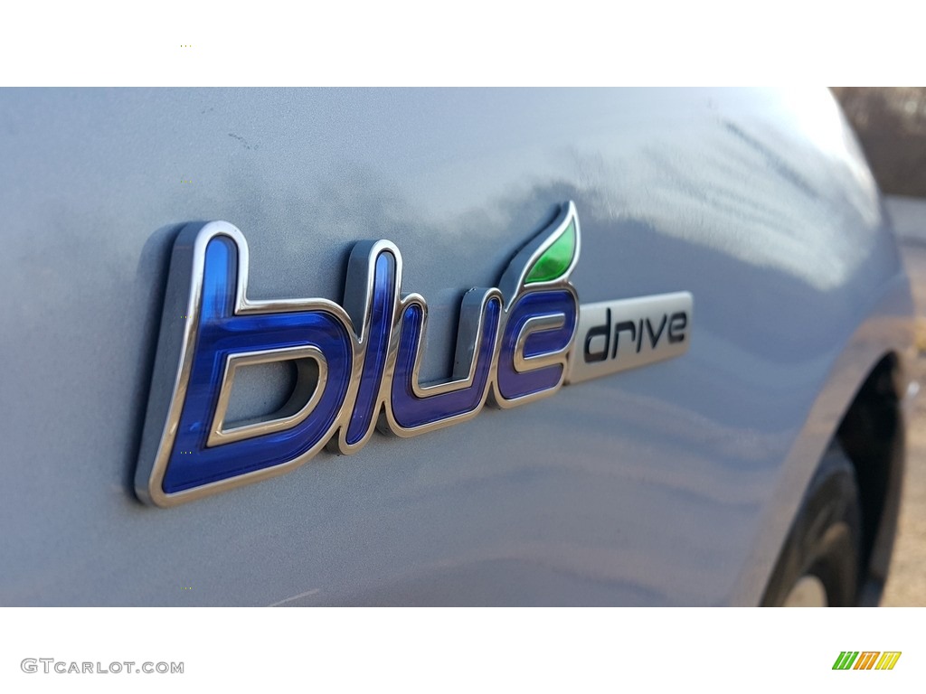 2011 Sonata Hybrid - Blue Sky Metallic / Gray photo #10