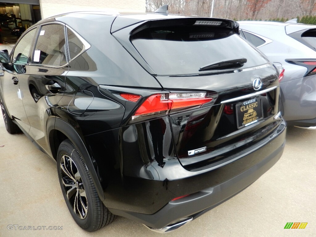 2017 NX 200t F Sport AWD - Obsidian / Rioja Red photo #3