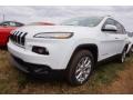 2017 Bright White Jeep Cherokee Latitude  photo #1