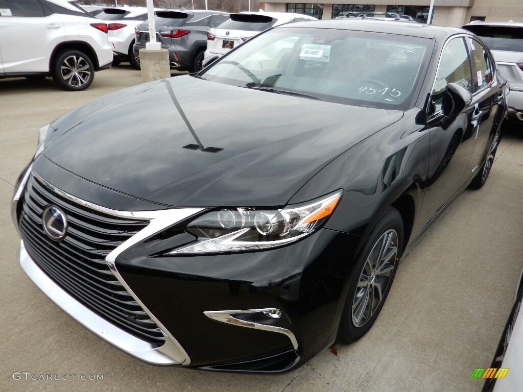 Obsidian 2017 Lexus ES 300h Hybrid Exterior Photo #117235936