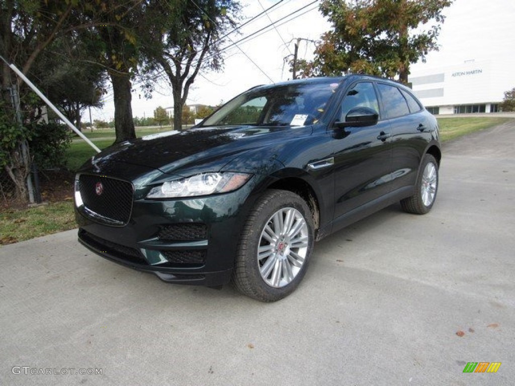 British Racing Green 2017 Jaguar F-PACE 20d AWD Premium Exterior Photo #117236332