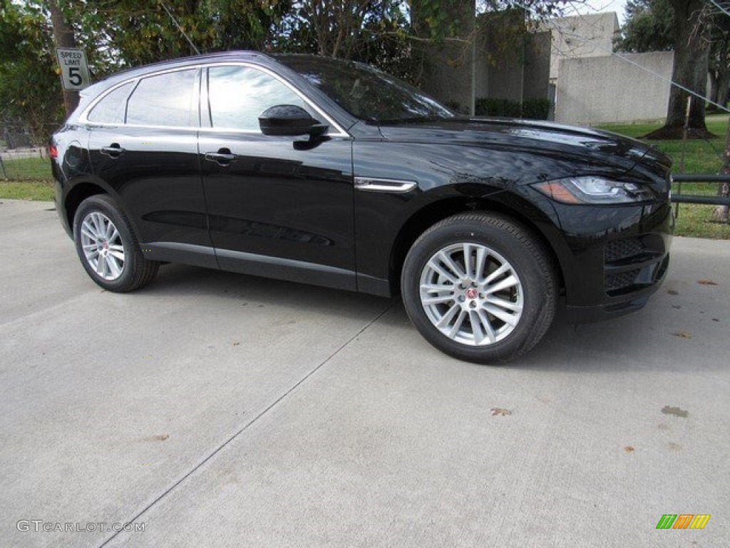 2017 F-PACE 35t AWD Prestige - Ultimate Black / Jet photo #1