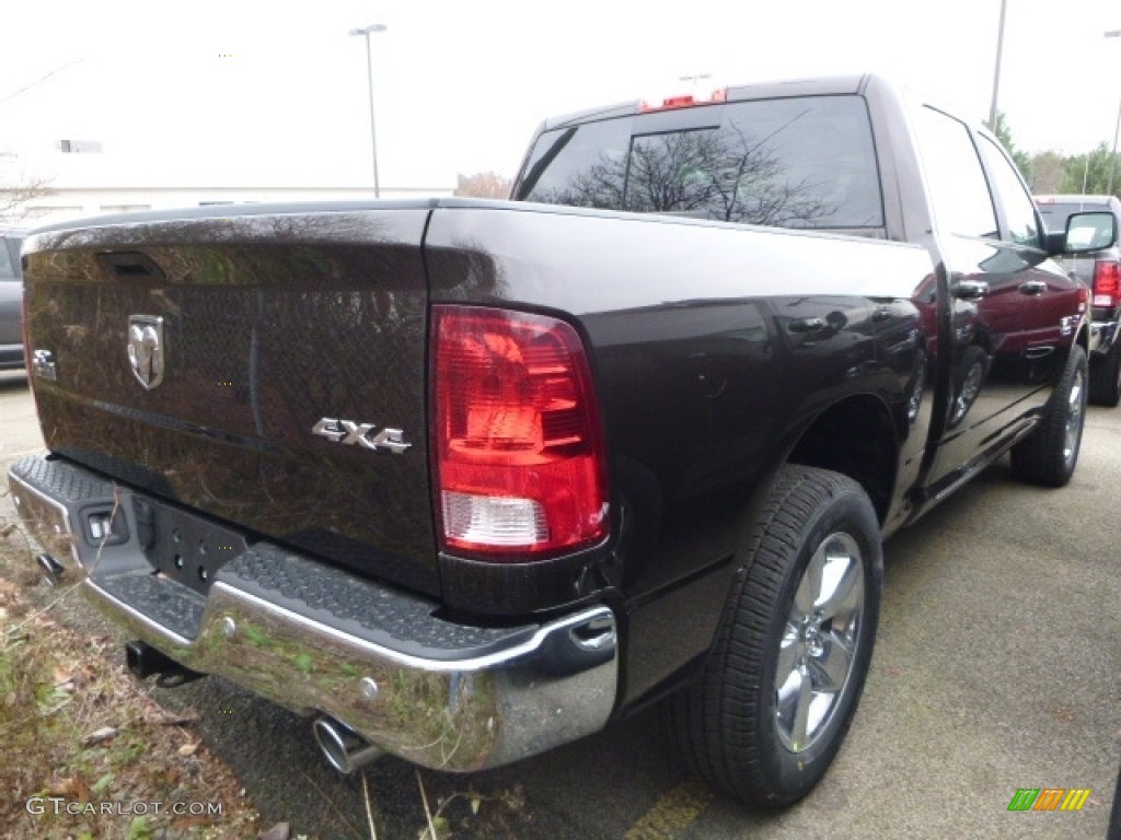 2017 1500 Big Horn Crew Cab 4x4 - Luxury Brown Pearl / Black/Diesel Gray photo #5