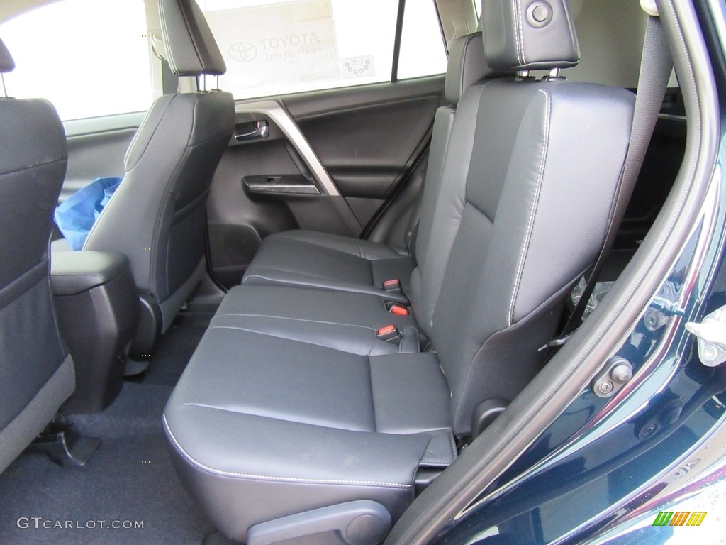 Black Interior 2017 Toyota RAV4 Platinum Photo #117239113