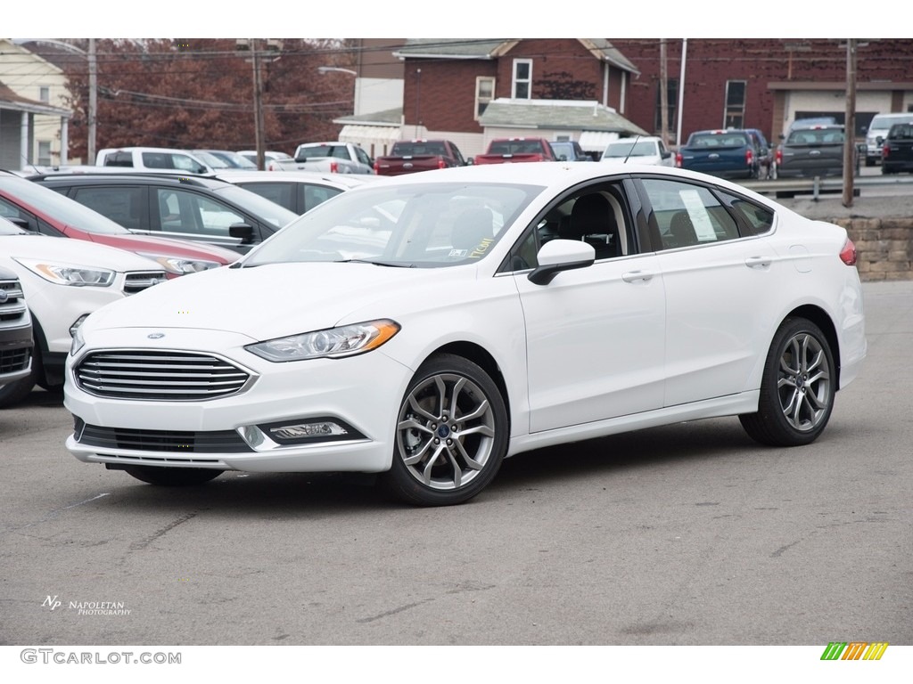 2017 Fusion SE - Oxford White / Ebony photo #1