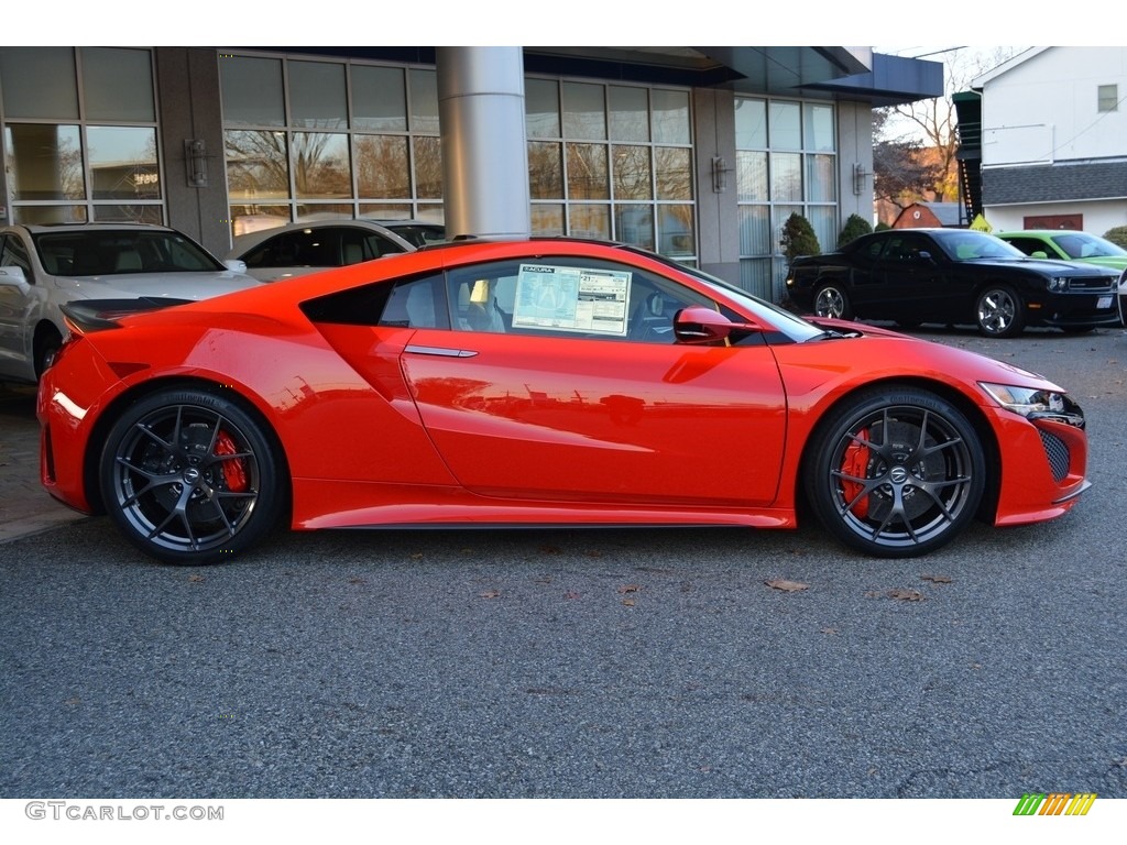 Curva Red 2017 Acura NSX Standard NSX Model Exterior Photo #117239457