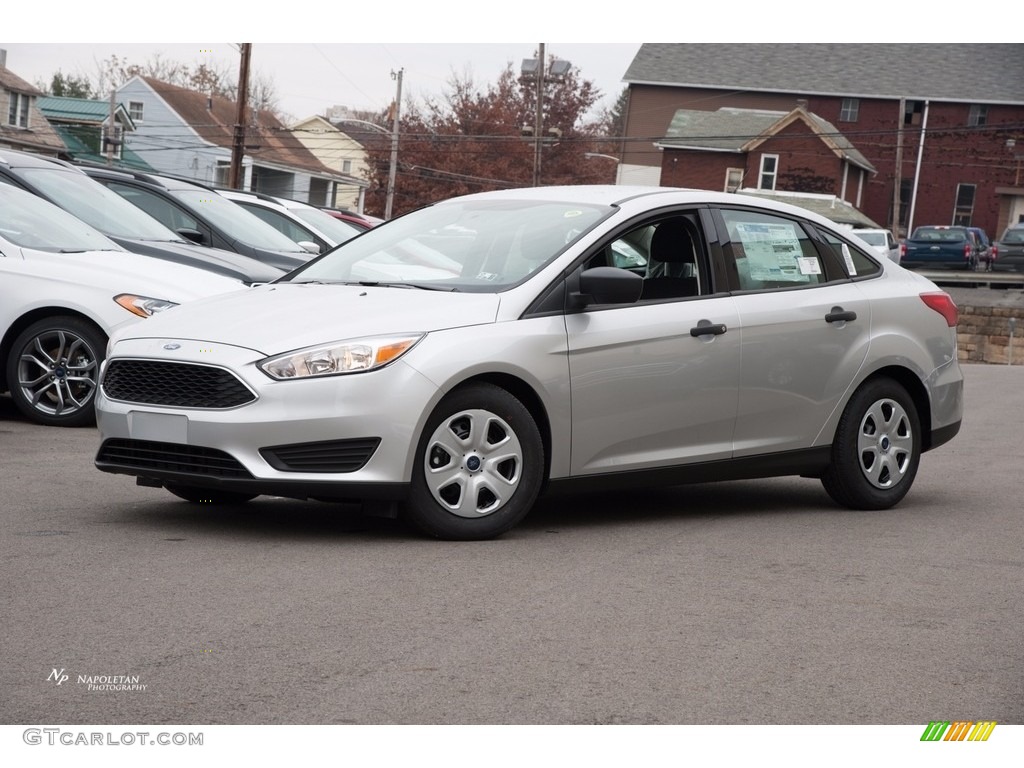 2016 Focus S Sedan - Ingot Silver / Charcoal Black photo #1