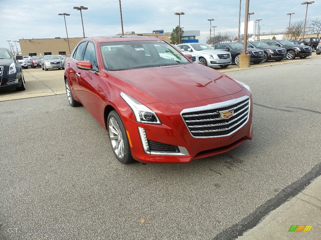 Red Obsession Tintcoat 2017 Cadillac CTS Luxury AWD Exterior Photo #117243172