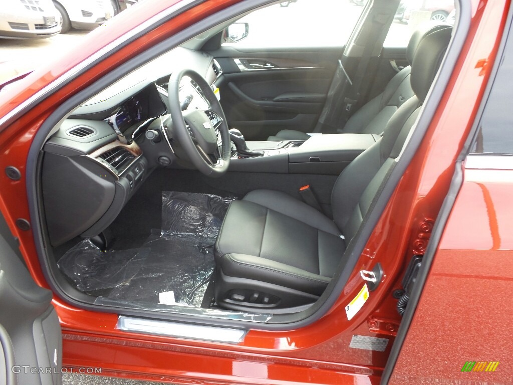 Jet Black Interior 2017 Cadillac CTS Luxury AWD Photo #117243221