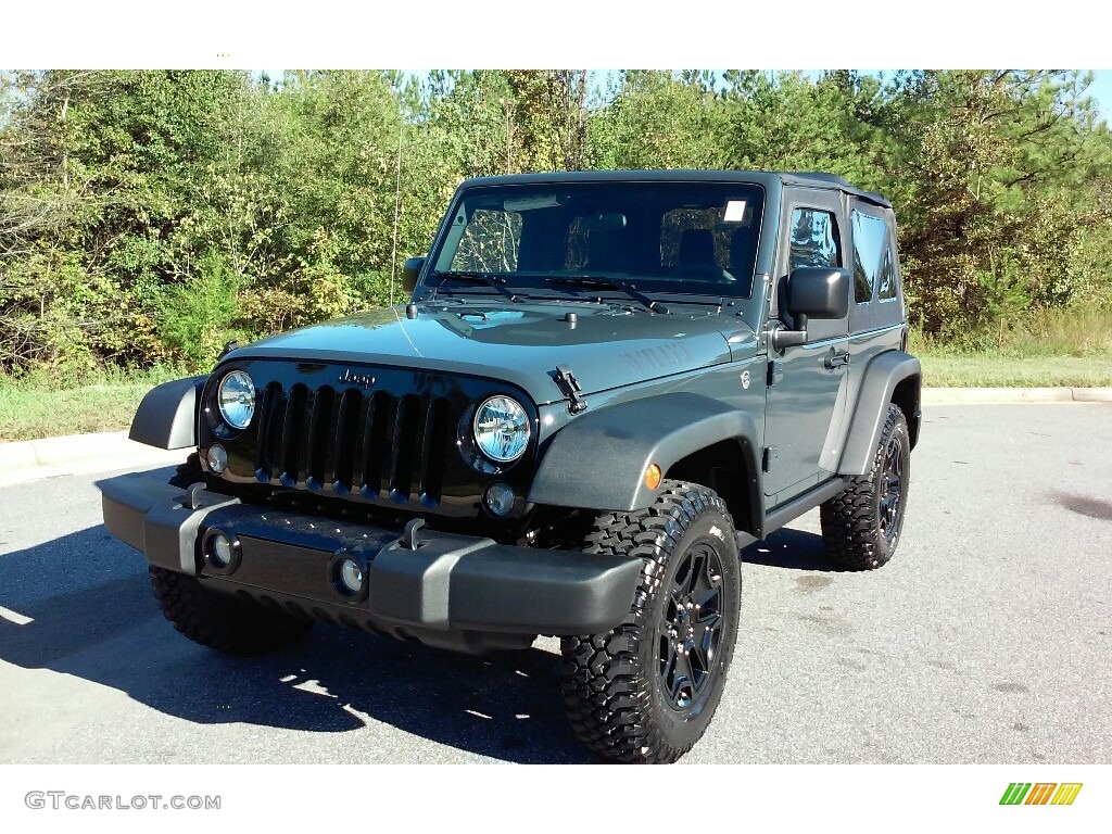 2017 Wrangler Sport 4x4 - Rhino / Black photo #2